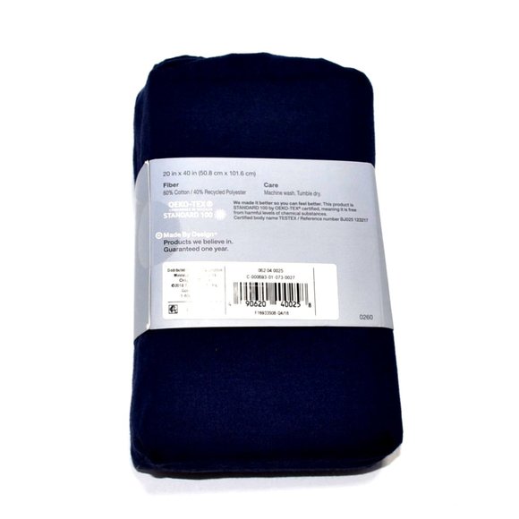 Made By Design Bedding Nwt Easy Care Pillowcase Set Navy King